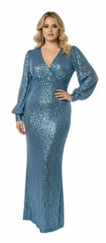 AA - beautiful dress for special event blue color blue