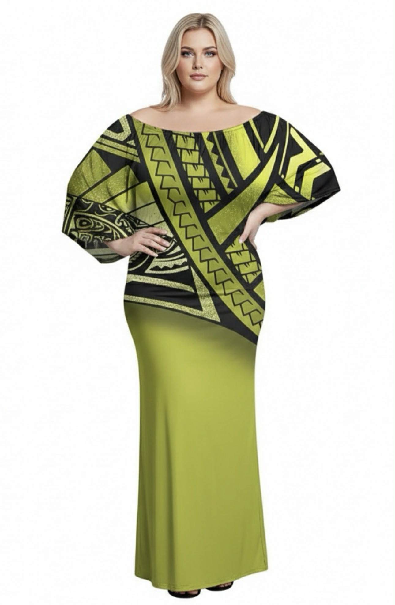 A01 - beautiful green dress